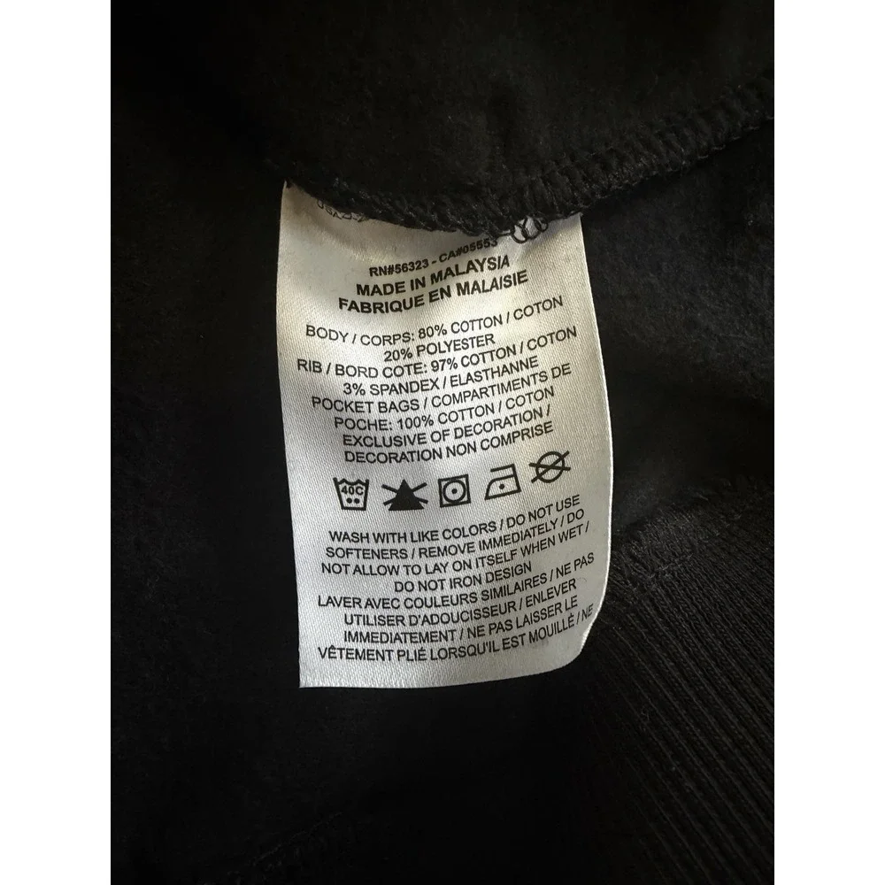 Size XL Youth - Nike Boys Girl Unisex Black Fleece Pullover Hoodie Long Sleeve